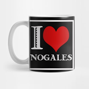 I Love Nogales (dark background) Mug